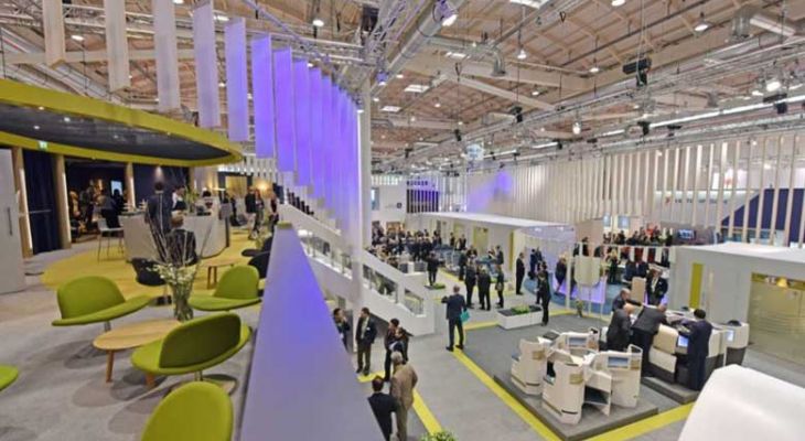 Salon « Aircraft Interiors Expo » à Hambourg en Allemagne